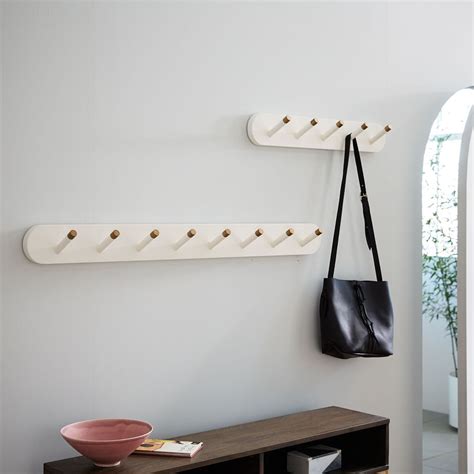 Mid-Century Multi Hook - White + Antique Brass | west elm Australia