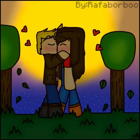 MCSM|Kiss of Jesse and Lukas by Raffaborboo on DeviantArt