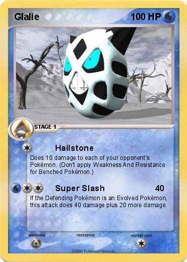 Pokémon Glalie - Hailstone - My Pokemon Card