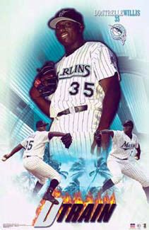 Dontrelle Willis "D-Train" Florida Marlins Poster - Starline 2003 – Sports Poster Warehouse