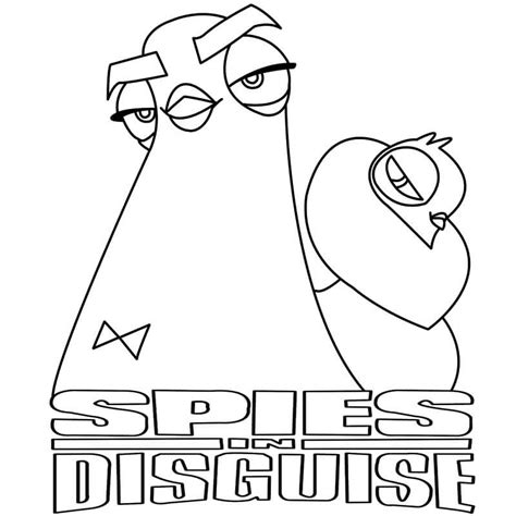 pigeon lance sterling spies in disguise coloring page Lance sterling - Printable Coloring Book