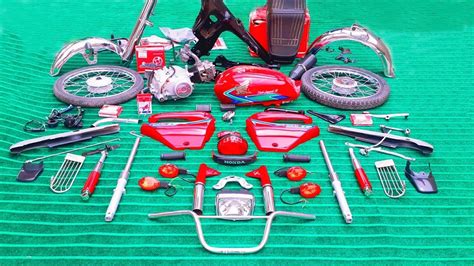 ASSEMBLING COMPLETE CD-70 HONDA MOTORCYCLE. - YouTube