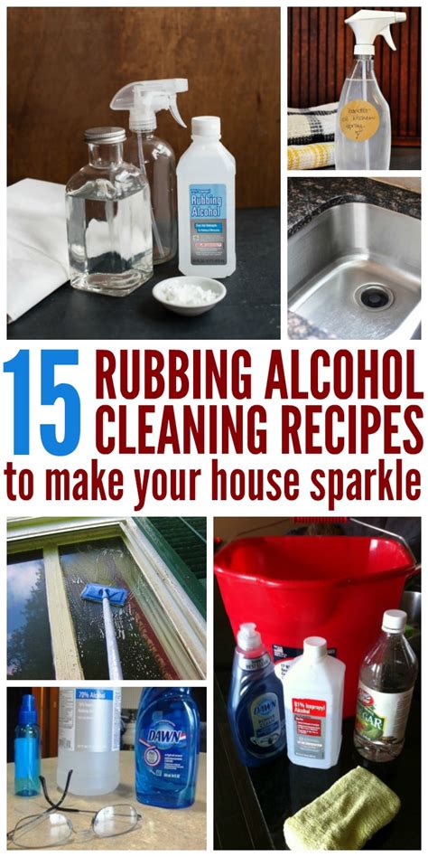 15 Rubbing Alcohol Cleaning Recipes to Make Your House Sparkle