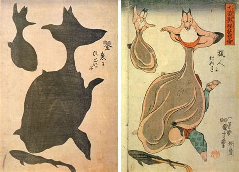 Really Weird Japanese Shadow Pictures from the Edo Period - Neatorama