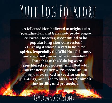 Pagan Yule Log