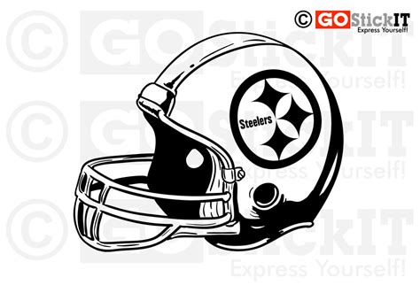 Steelers Football Helmet #xs613U - Clipart Suggest