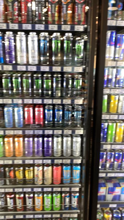 Satisfying energy drink display at gas station : r/energydrinks