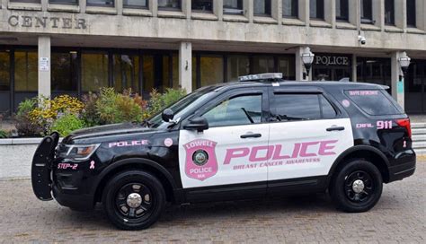 Lowell Police Department Unveils Breast Cancer Awareness Cruiser – Lowell Police Department