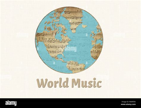 World Map Music Notes – Interactive Map