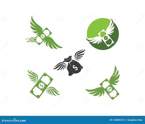 Money Wings Flying Clip Art Stock Photo | CartoonDealer.com #2807082