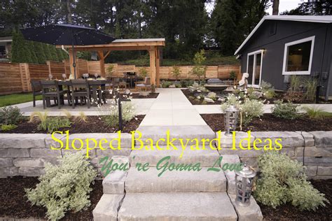 Sloped Backyard Ideas - Paradise Restored Landscaping