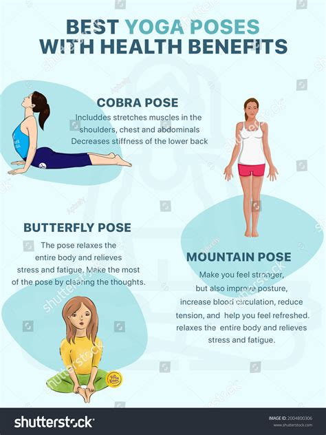 Best Yoga Poses Health Benefits Cobra Stock Illustration 2004800306 ...