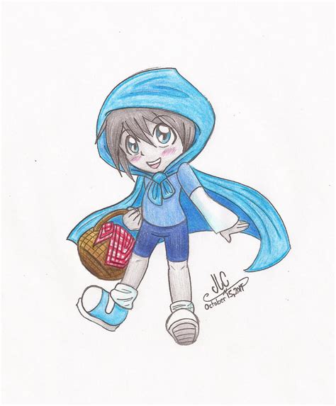 Little Blue Riding Hood Colored by HirokoTheHedgehog on DeviantArt