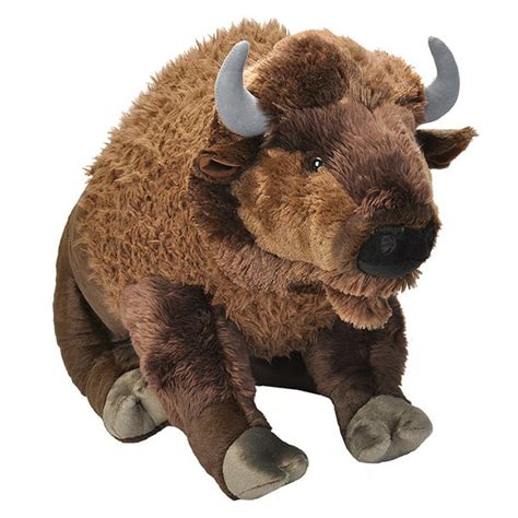 Cuddlekins Jumbo Bison Plush Stuffed Animal by Wild Republic, Kid Gifts ...