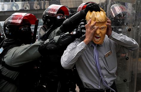 Hong Kong police fire rubber bullets and tear gas in one of most ...