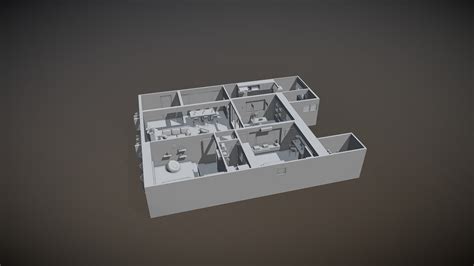 Floor Plan - Download Free 3D model by Ian Christopher (@ian022385 ...