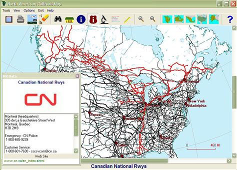 Cn Railroad Map