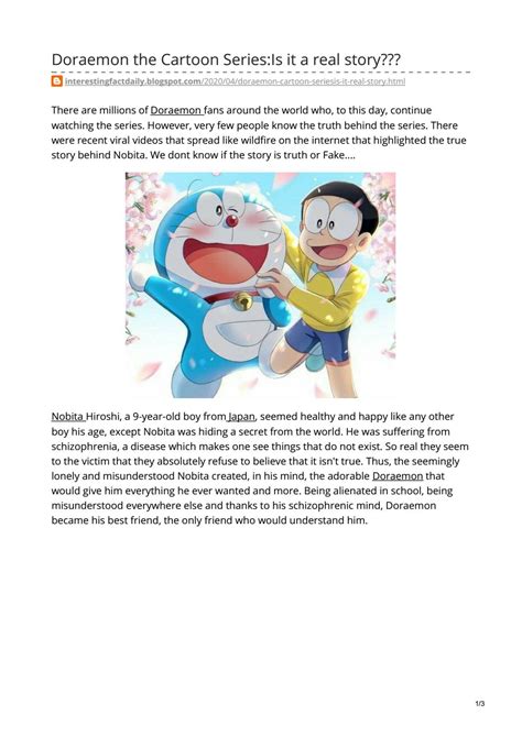 Top 194+ Nobita cartoon real story - Tariquerahman.net