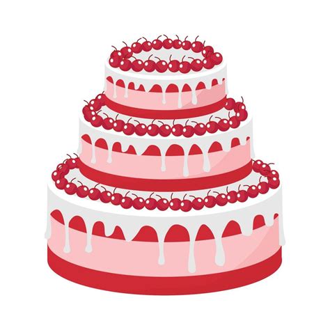 Vector illustration of cake 15007203 Vector Art at Vecteezy