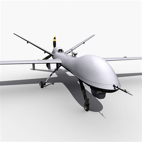 uav drone reaper mq-9 3d model