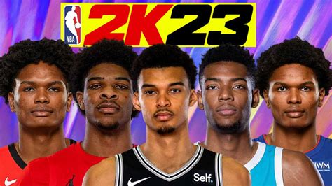 NBA 2K23 All 2023 Rookies Portraits (50+ Players)