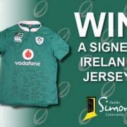 Get your hands on a signed Ireland rugby jersey | Dublin Simon Community