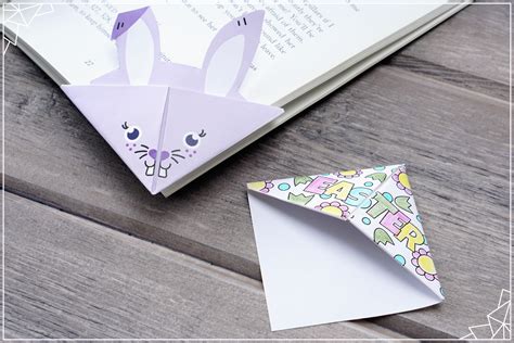 8 Adorable Printable Origami Bookmarks