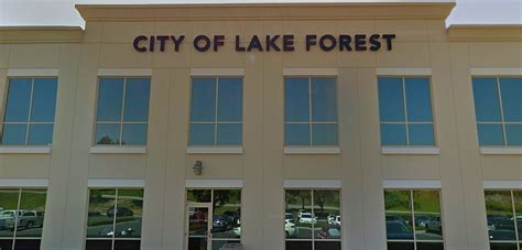 Lake Forest City Hall 12 minutes drive to the north of Lake Forest CA ...