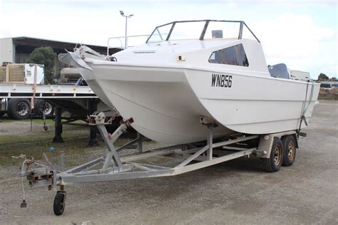 UNRESERVED-HYDROFIELD JAGUAR 6M TRI HULL Auction (0001-20020662) | Grays Australia