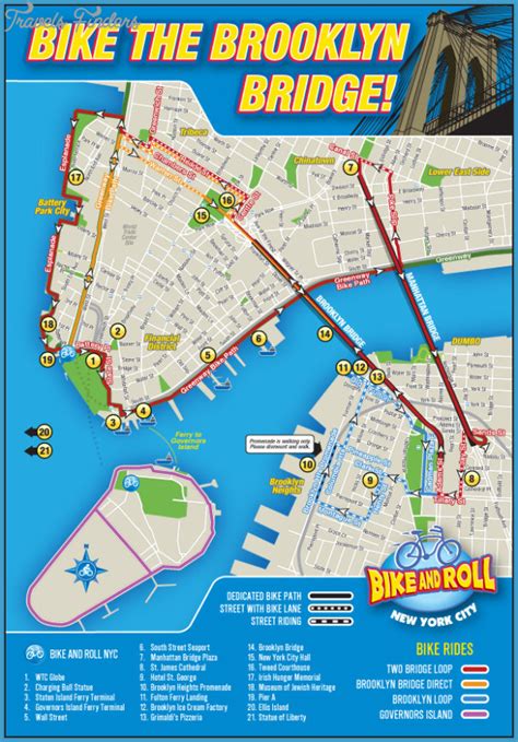 BROOKLYN BRIDGE MAP - TravelsFinders.Com