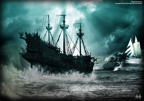 Black Pearl Pirate Ship Wallpaper