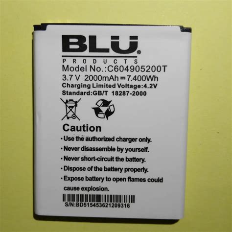 Retail BLU C604905200T Original Mobile Phone Replacement Battery For BLU Studio 5.0 D530 D530A ...