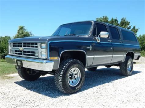 1987 Chevrolet 2500 Suburban, Fuel Injected 350 V-8, Lifted, Rust Free Truck for sale: photos ...