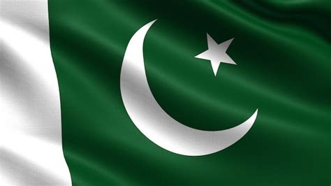 Premium Photo | Pakistan flag, with waving fabric texture