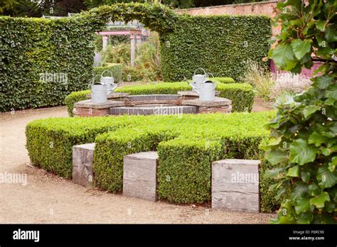 Elsham Hall Gardens and Country Park. Elsham, North Lincolnshire, UK. Summer, August 2015 Stock ...