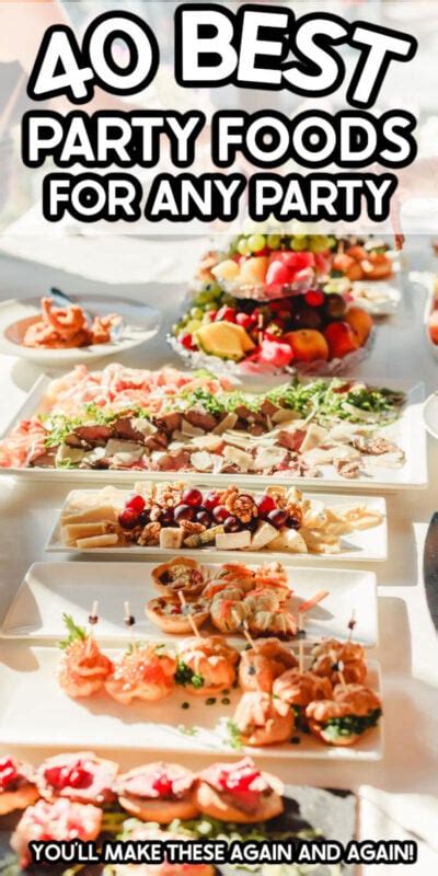 40 Best Adult Birthday Party Food Ideas - Play Party Plan | Blog Hồng