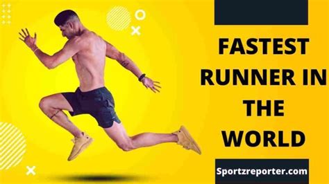 FASTEST RUNNER IN THE WORLD - Sportz Reporter