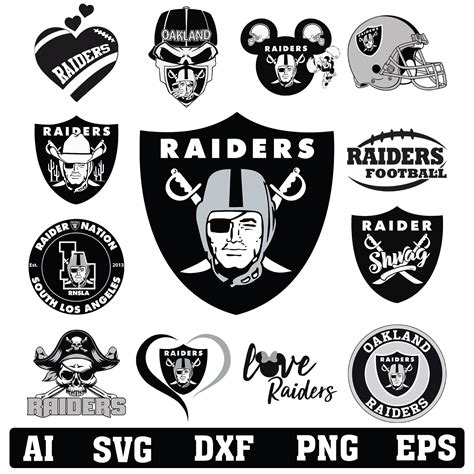Raiders Football Logo SVG