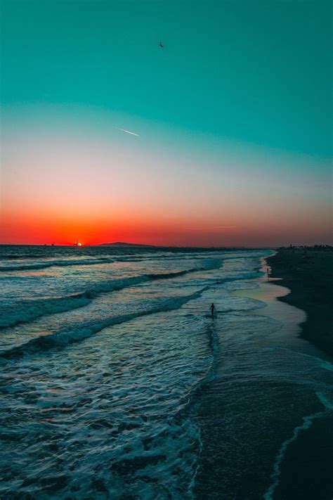 +99 Aesthetic Wallpapers Beach Sunset - Caca Doresde