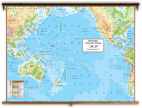 Map of the Pacific Ocean. By the 1840s, British and American interest in the Pacific had grown ...