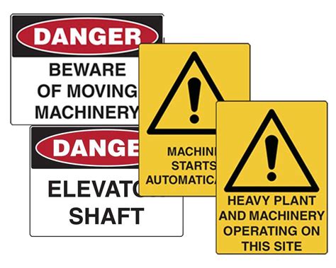 Machine Safety Signs