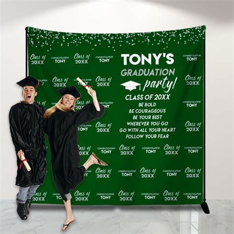 Graduation Photo Backdrop 2023 Personalized,class of 2023 Graduation Party Grad Party Step and ...