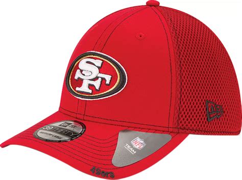 New Era Men's San Francisco 49ers 39Thirty Neoflex Red Stretch Fit Hat ...