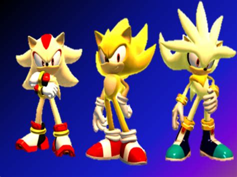 *Super Sonic, Shadow, and Silver Wallpaper* by 9029561 on DeviantArt