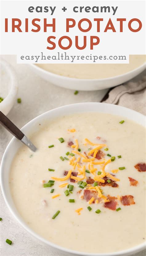 Creamy Irish Potato Soup - Easy Healthy Recipes