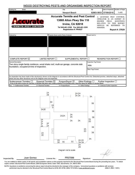 How to Read Termite Inspection Reports - Accurate Termite and Pest Control