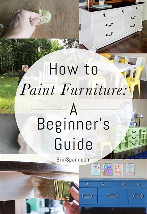 How To Paint Furniture: A Beginner's Guide - Erin Spain