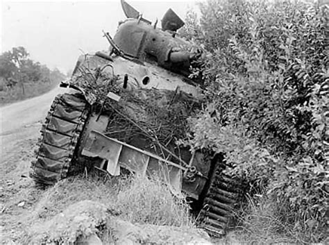 Knocked Out M4 Sherman Tank Normandy 1944 | World War Photos