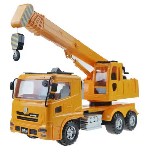 Children's large crane truck crane inertia Boy toy car kit-in Diecasts ...