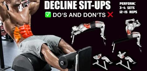 Decline Sit-ups Proper Form, How to Do Guide, Benefits, Tips